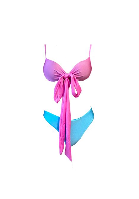 Pink and blue bikini set - women LES NUANCES | BASICPNKBL